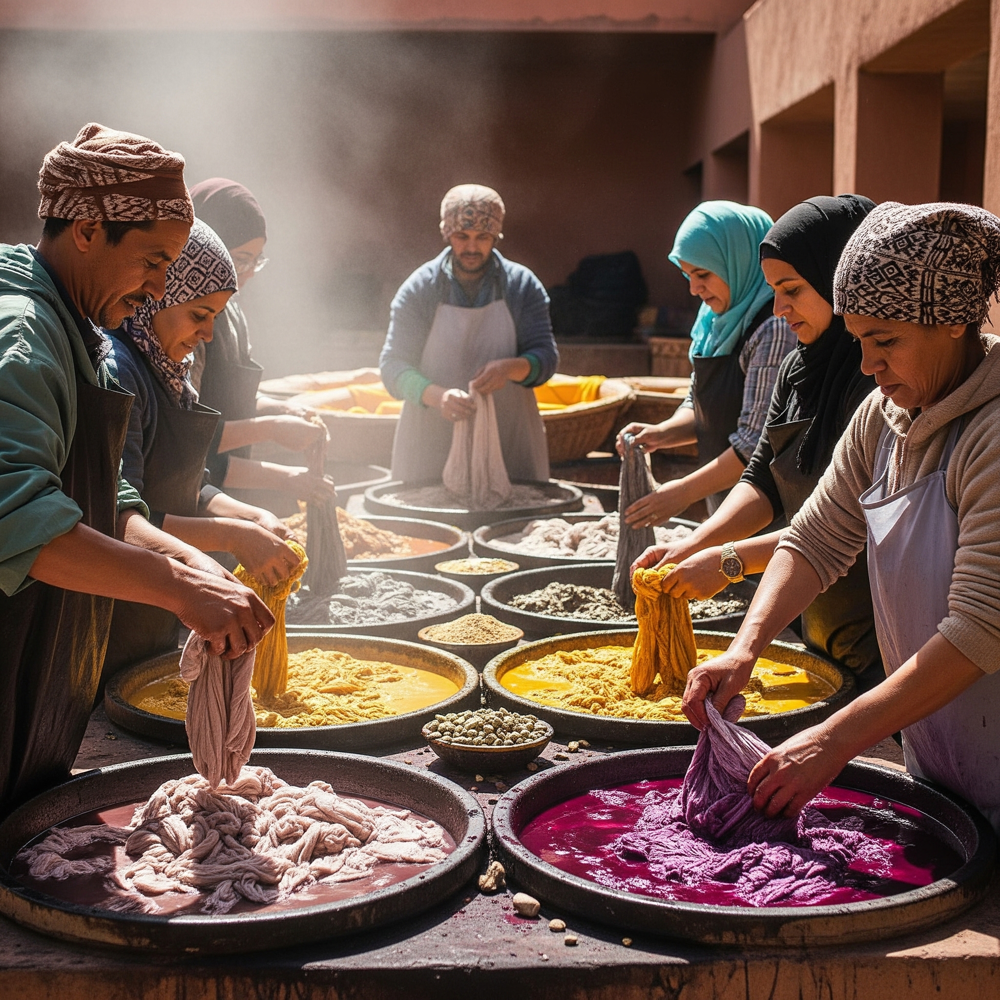 Colors of Morocco: Natural Dye Techniques